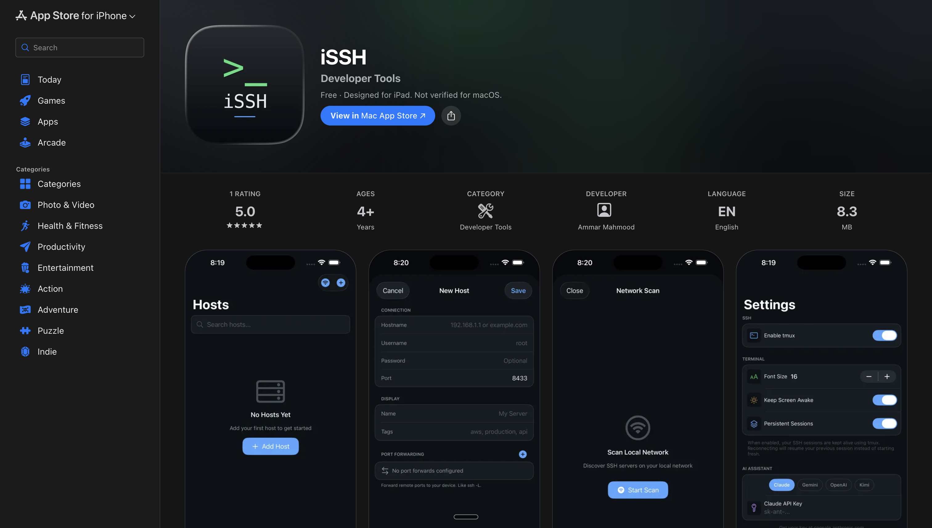 iSSH - Pro SSH Client