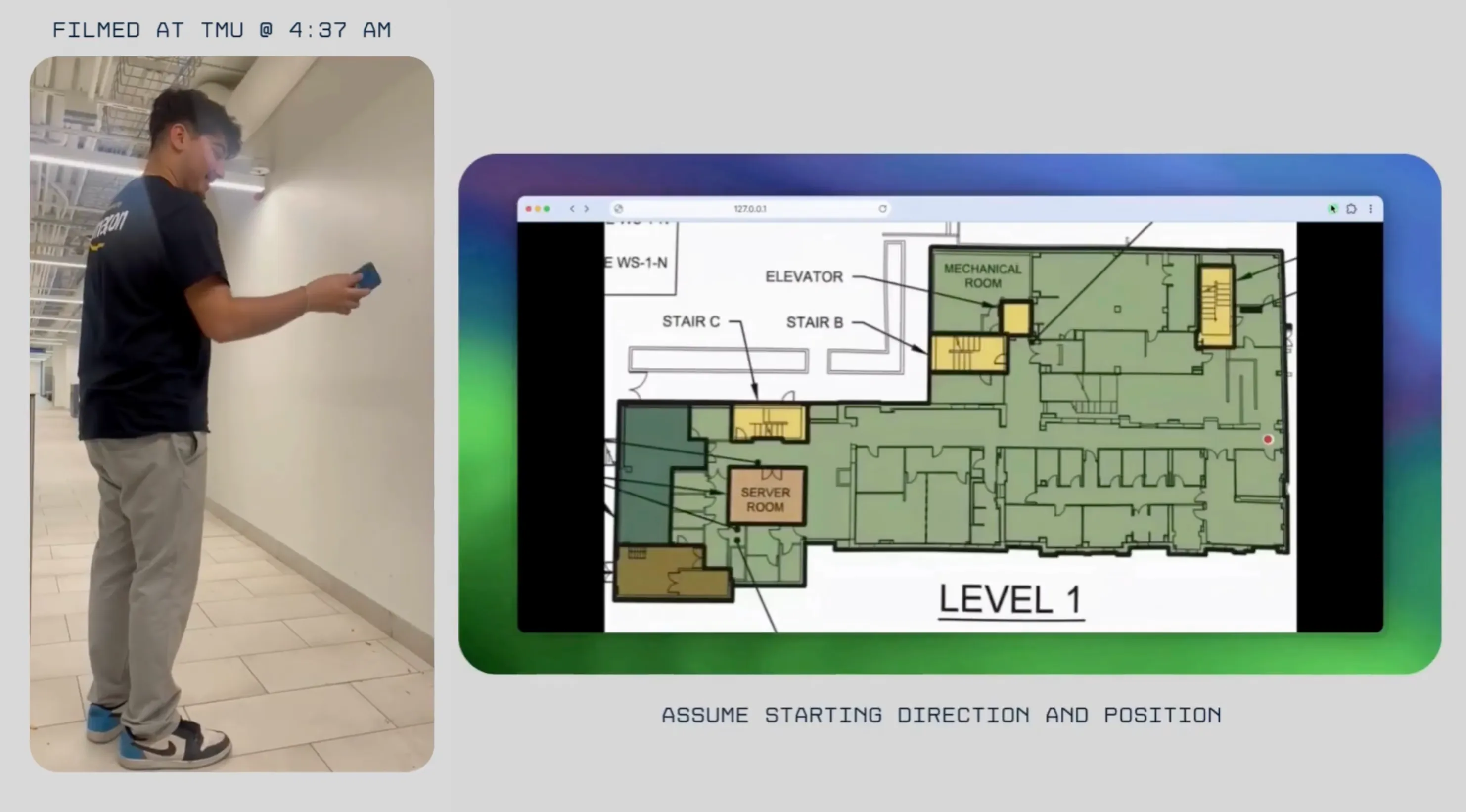 Offline Positioning System using IMU